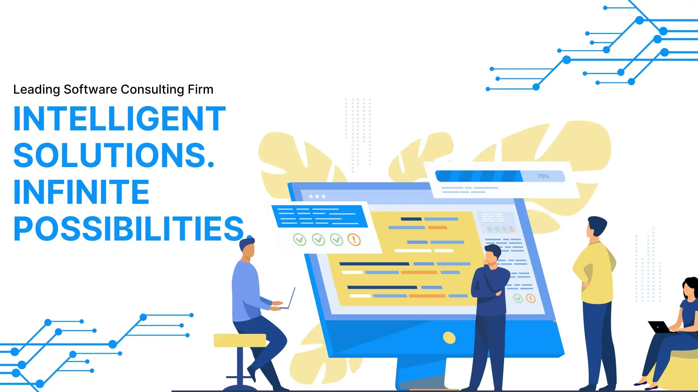 Leading software consulting firm — intelligent solutions for business technology needs